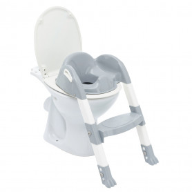 Réducteur de Toilette Enfant Pliable et Réglable pour Enfant de 2 à 7 Ans  avec Marches Larges Antidérapants,Charge Max50kg