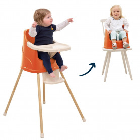 playgro Hochet pivotant pour table/chaise haute, support ventouse