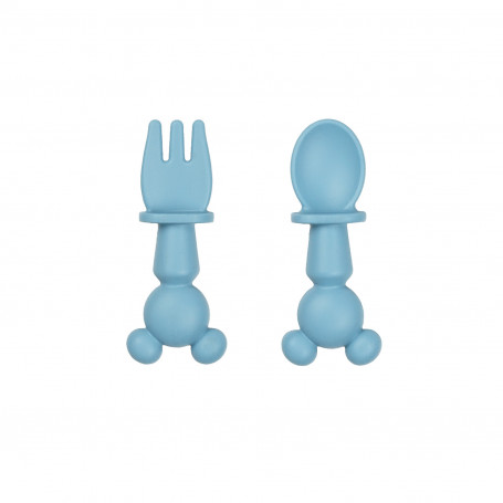 SET DE 2 COUVERTS SILICONE MICKEY COLLECTOR