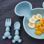 SET DE 2 COUVERTS SILICONE MICKEY COLLECTOR