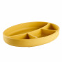 ASSIETTE COMPARTIMENTÉE SILICONE
 Couleur -Jaune miel 